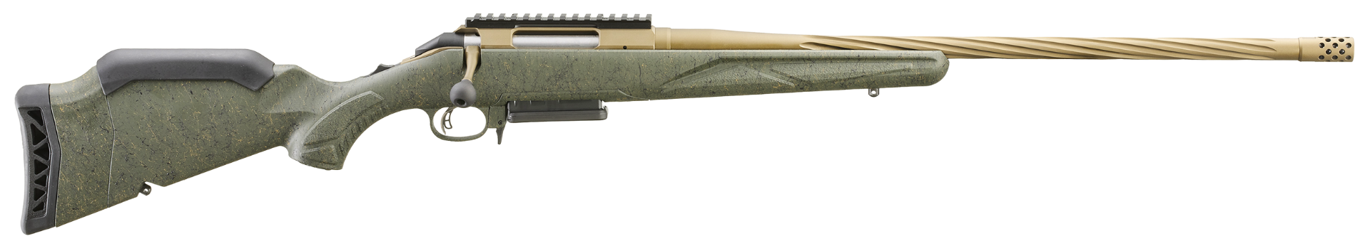 Ruger American Gen 2 Predator 7mm PRC Bolt Action, Green - Ruger