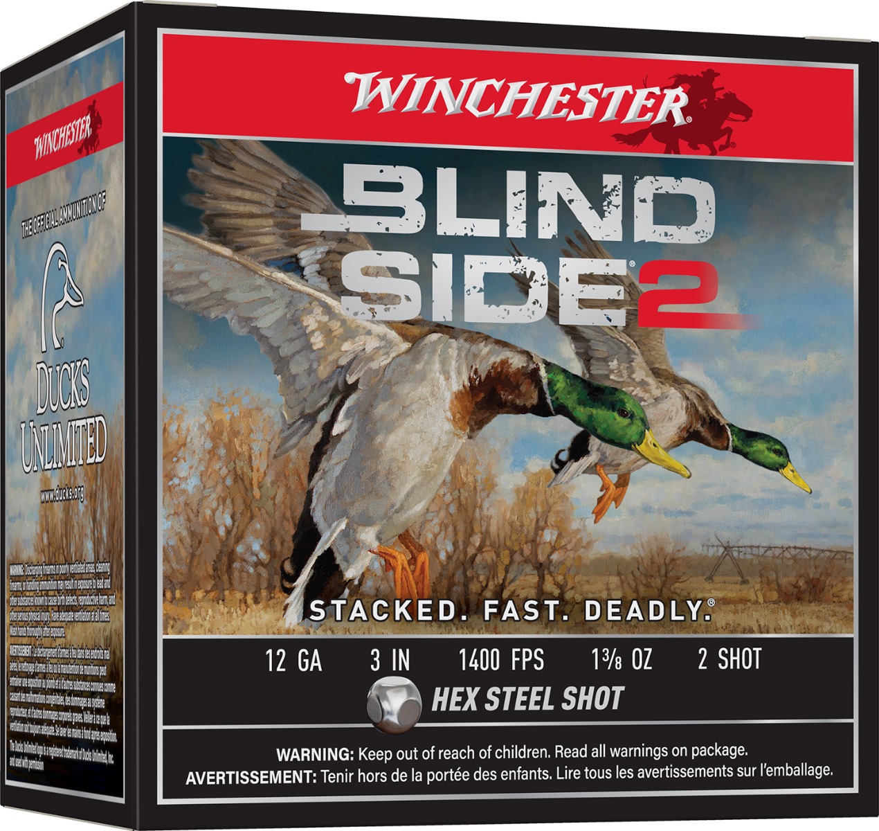 Winchester Blind Side 12 Gauge 3" #2 25rds - XBS1232 - Winchester