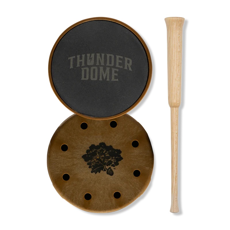 Rolling Thunder Thunderdome Slate Turkey Friction Call, Hickory Striker - TCP-TD - Rolling Thunder Game Calls