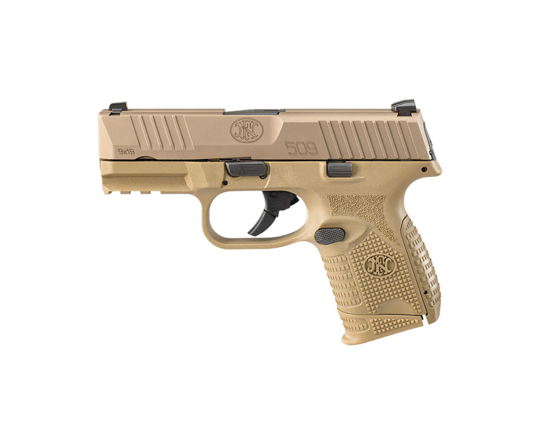 FN 509C 9mm 3.7" 24rd, Flat Dark Earth - 66-101643