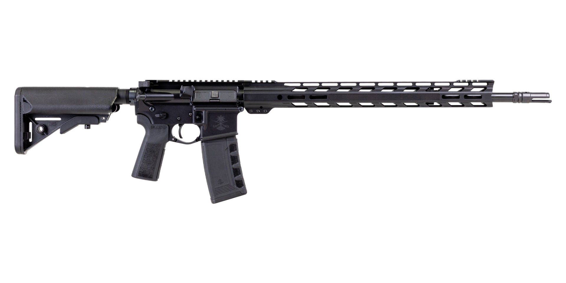 PSA "Sabre" Forged 20" .223 Wylde Nitride 18" Knurled Slant Rail B5 Sop-Mod Rifle - Palmetto State Armory