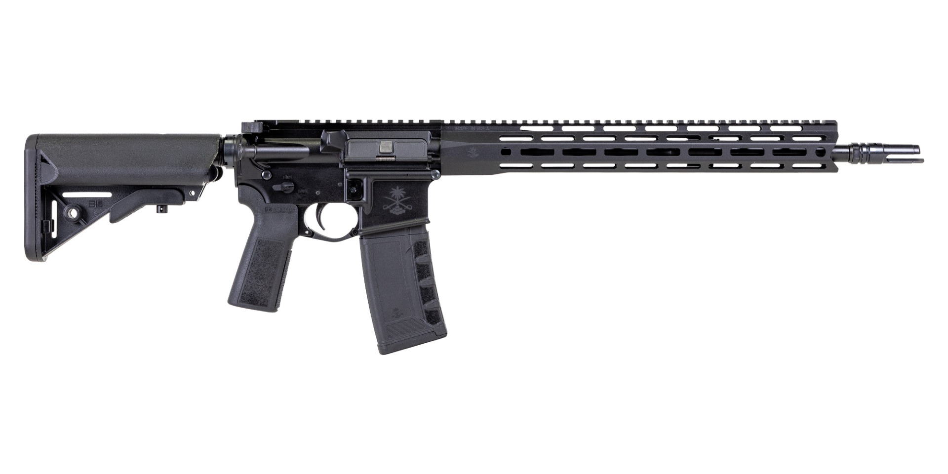 PSA "Sabre" Forged 16" 5.56 Nitride 15" Sabre Lock Up Rail B5 Sop-Mod Rifle - Palmetto State Armory