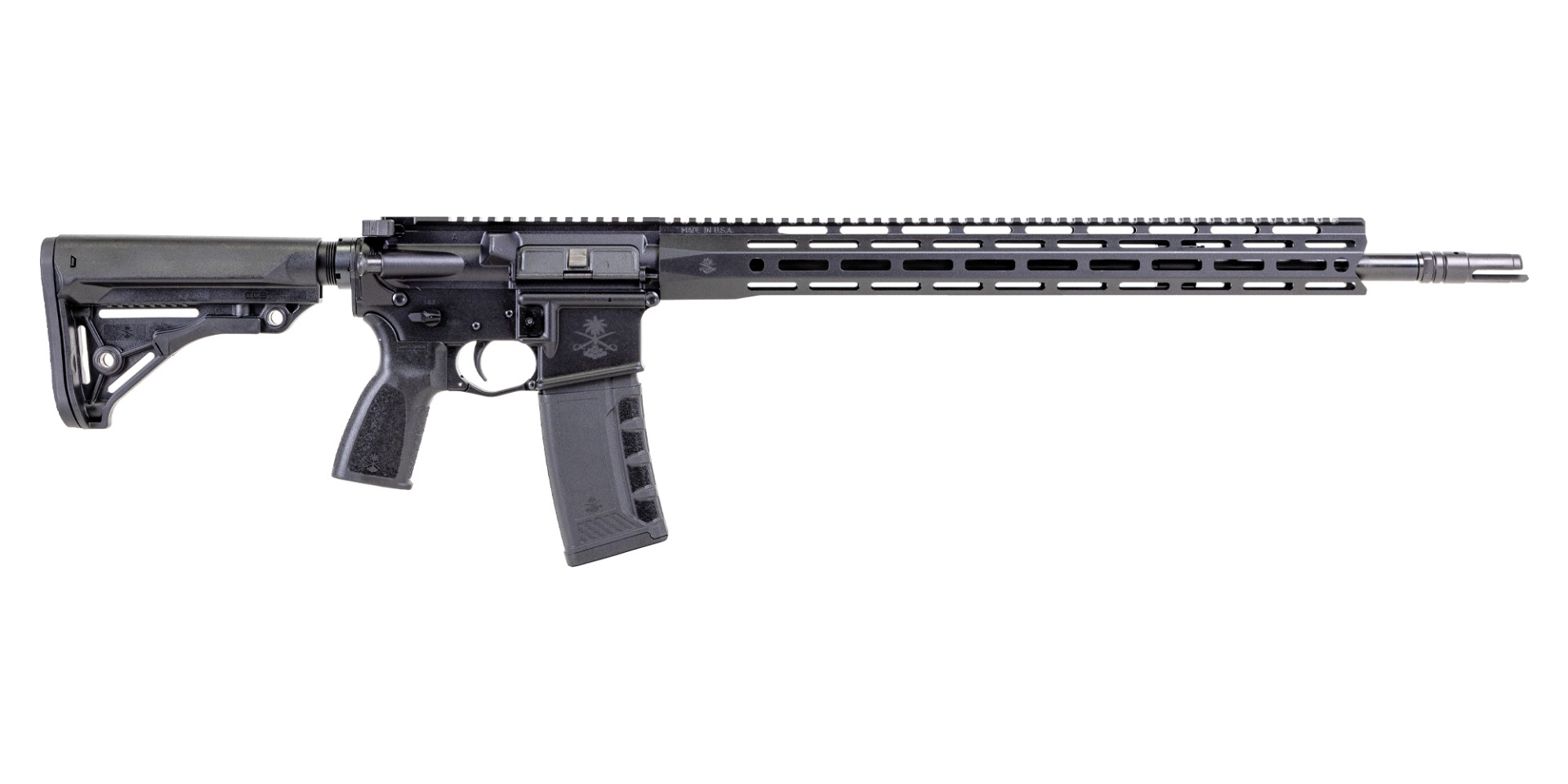 PSA "Sabre" Forged 20" .223 Wylde SS Nitride 18" Sabre Lock Up Rail and Sabre Furniture Rifle - Palmetto State Armory
