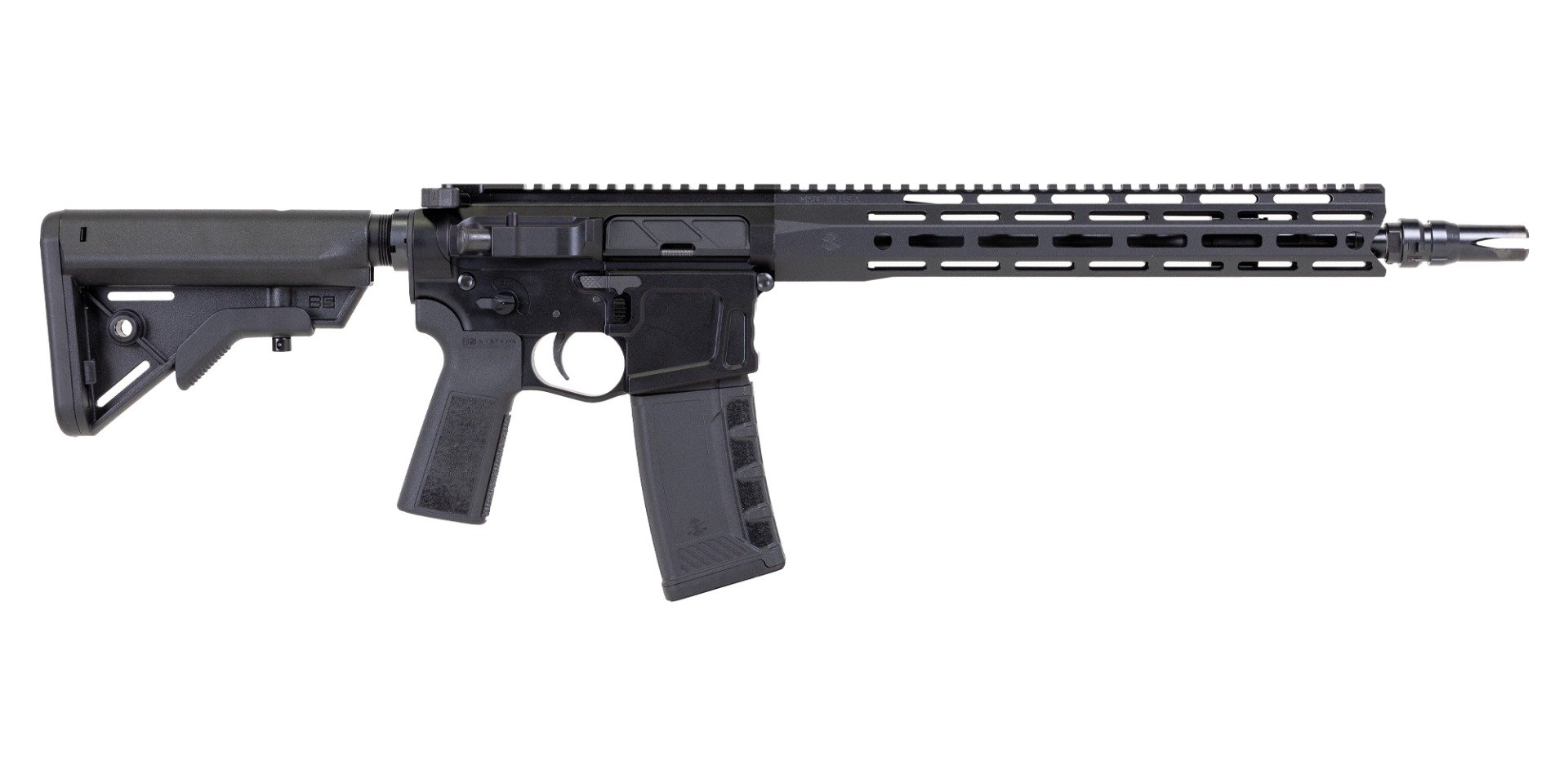 PSA "Sabre" Billet 13.7" 5.56 Nitride 13" Sabre Lock Up Rail and JMAC GFHC-E Pin/Weld with B5 Furniture - Palmetto State Armory