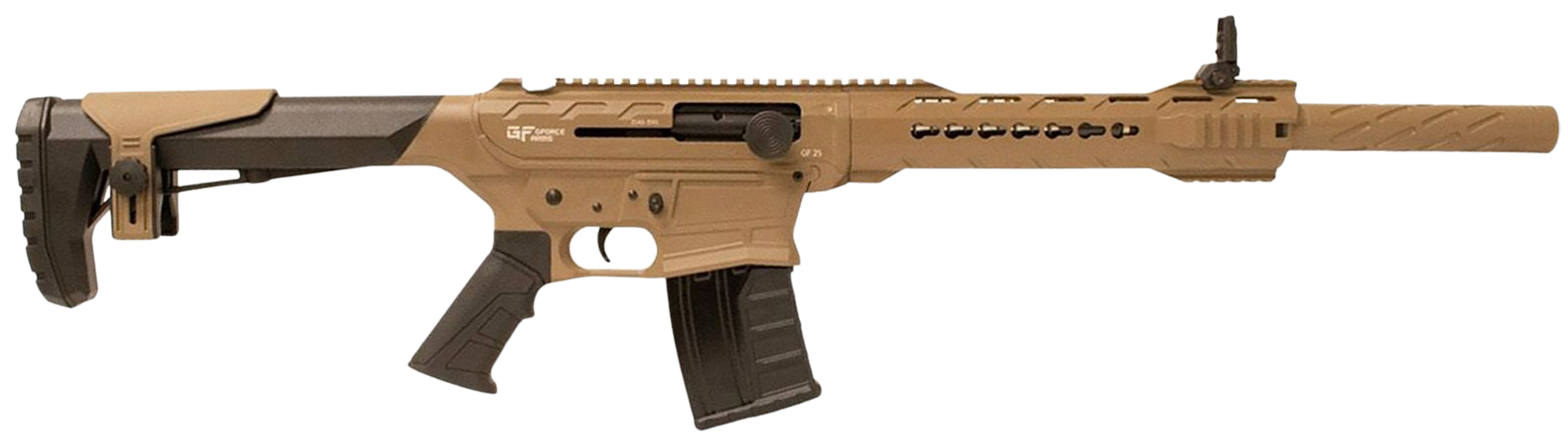 G-Force GF25 12 Gauge 20" Semi-Auto, Flat Dark Earth - GF2512FDE - G-Force