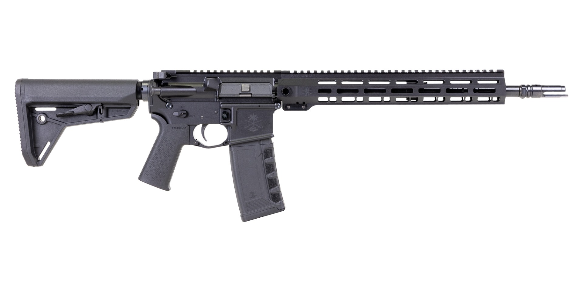 PSA "Sabre" Forged 14.5" .223 Wylde M4 13" Sabre QD Rail with Pin/Weld Sabre Compensator & Magpul SL Furniture - Palmetto State Armory