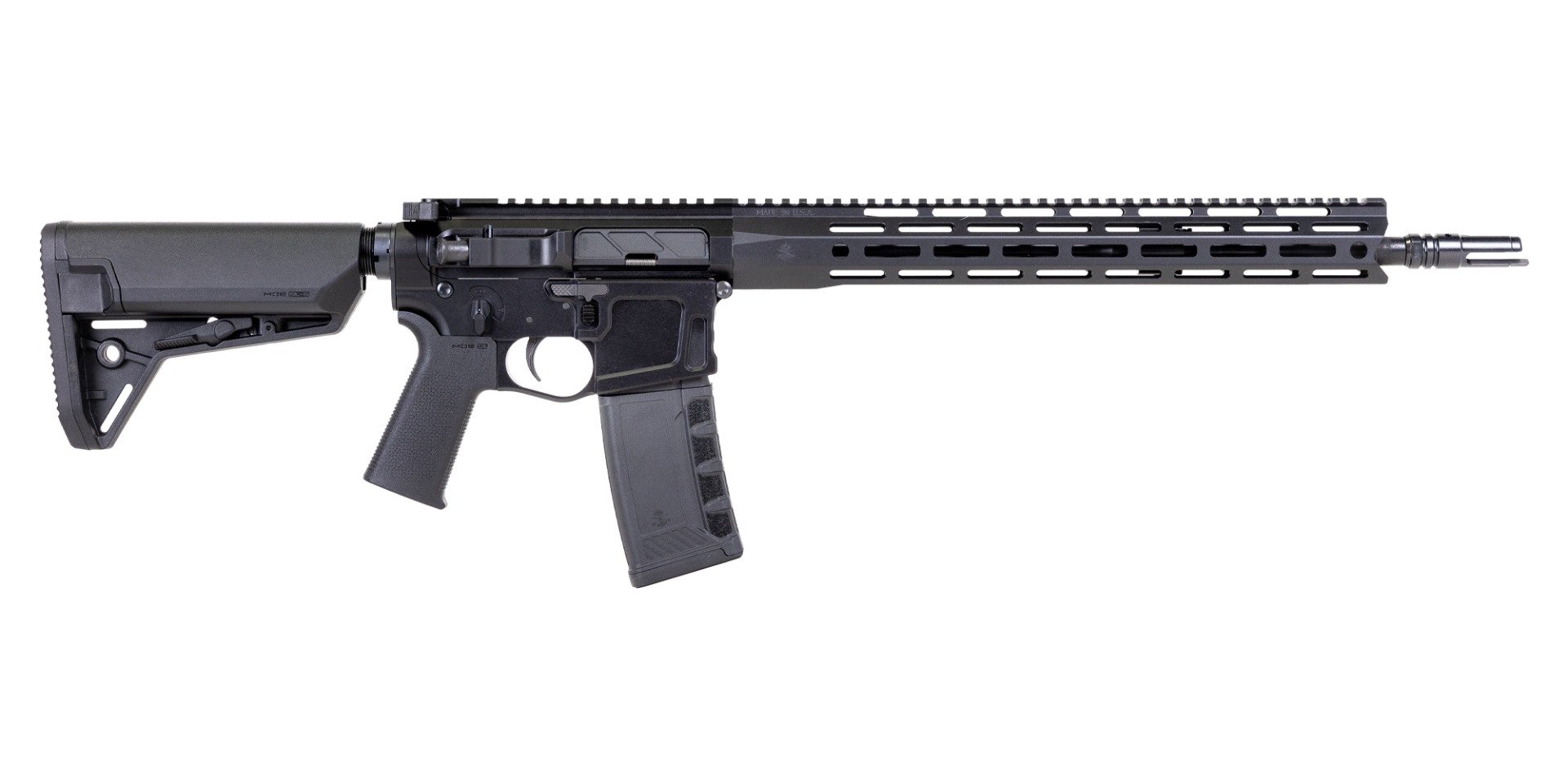 PSA "Sabre" Billet 16" 5.56 Nitride 15" Sabre Timed Rail and Sabre Compensator with Magpul SL-S Furniture - Palmetto State Armory