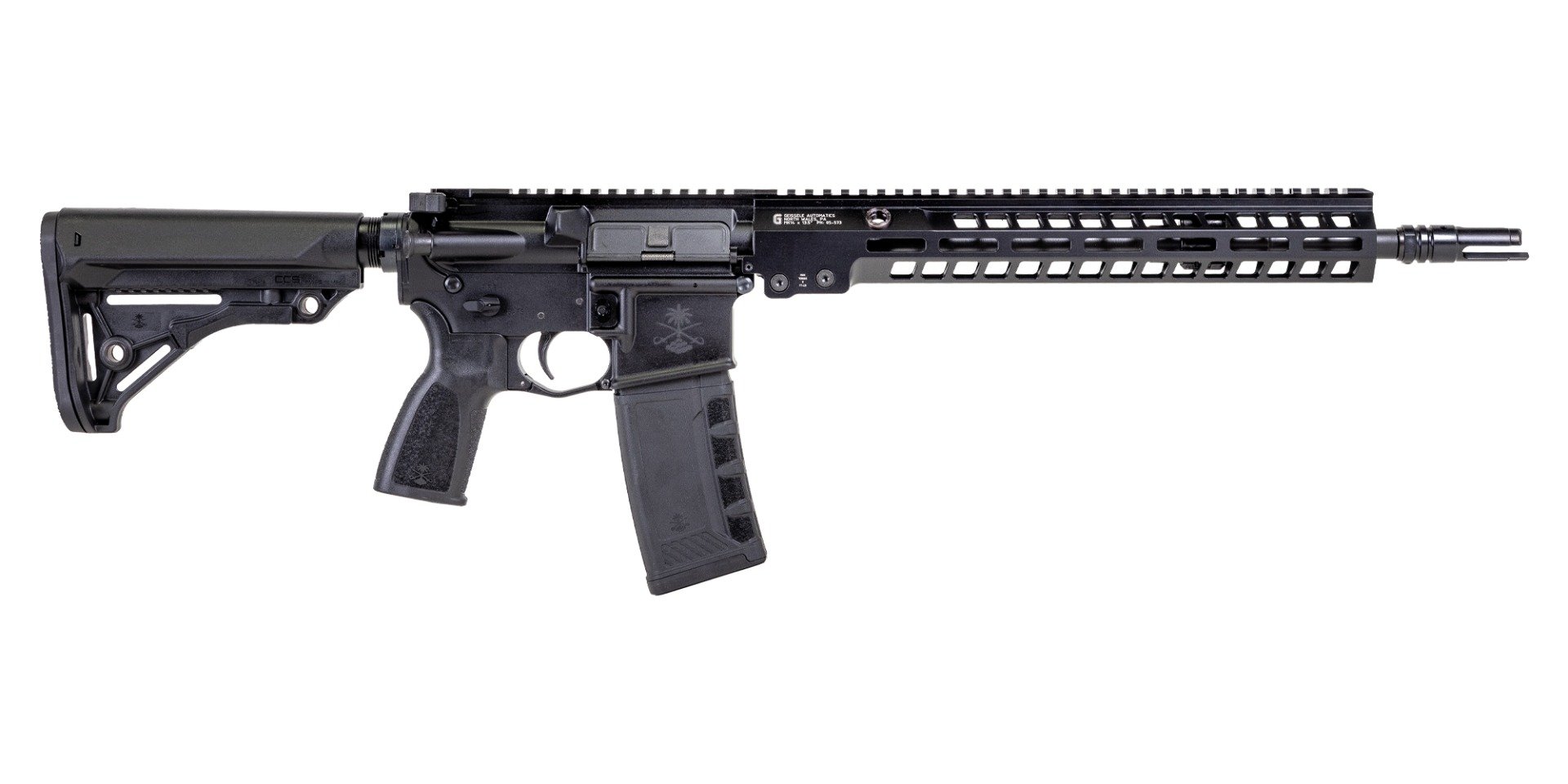 PSA "Sabre" Forged 14.5" 5.56 FN CHF CL 13.5" Geissele MK14 Pin/Weld with Sabre Furniture Rifle