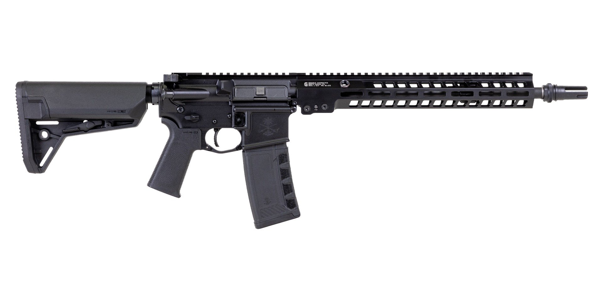 PSA "Sabre" Forged 14.5" 5.56 FN CHF CL 13.5" Geissele MK14 Pin/Weld Rifle with AAC 51T and Magpul SL-S Furniture - Palmetto State Armory