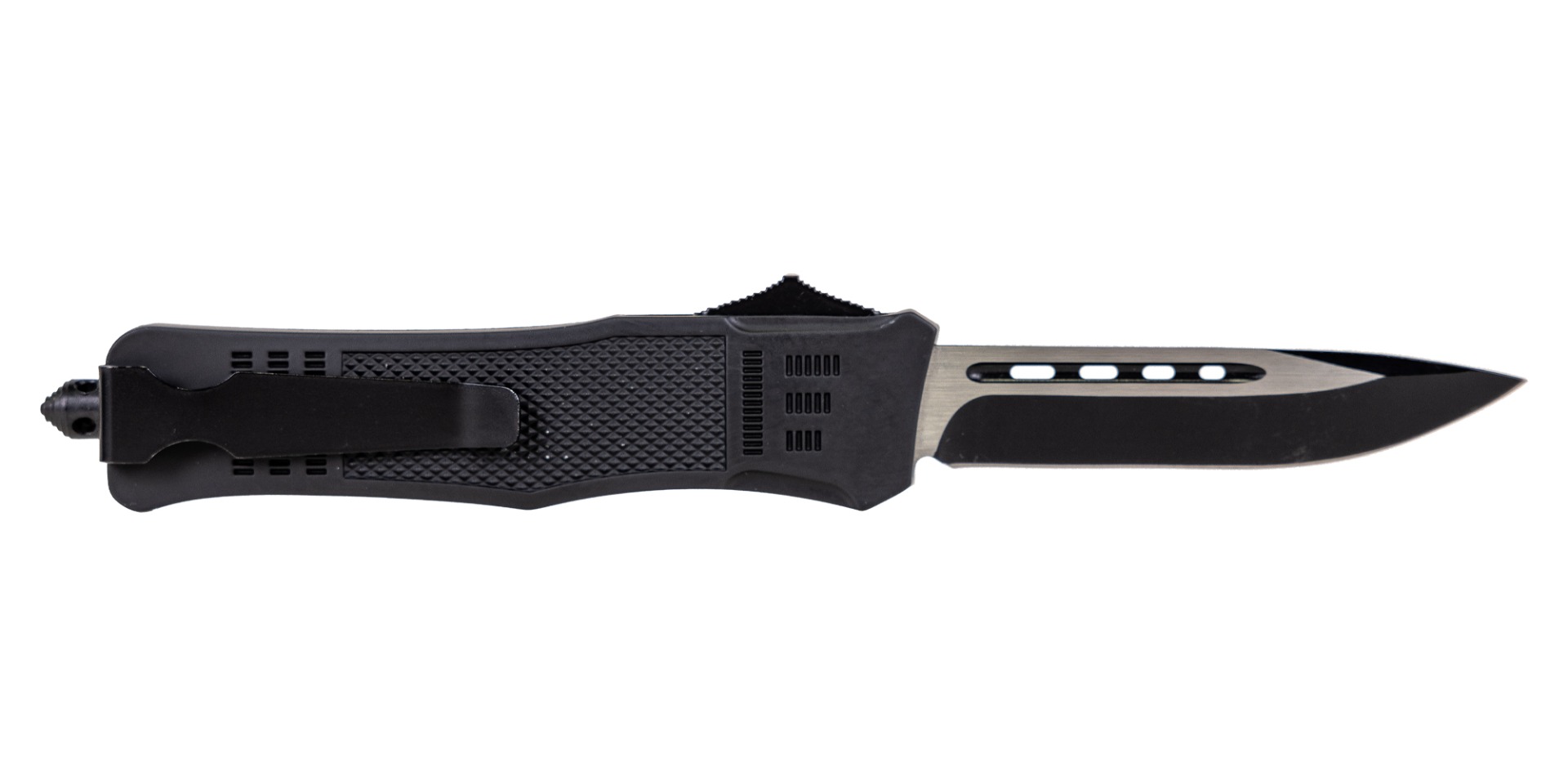 Master Cutlery 950 OTF Drop Point Knife, Black - OTF950