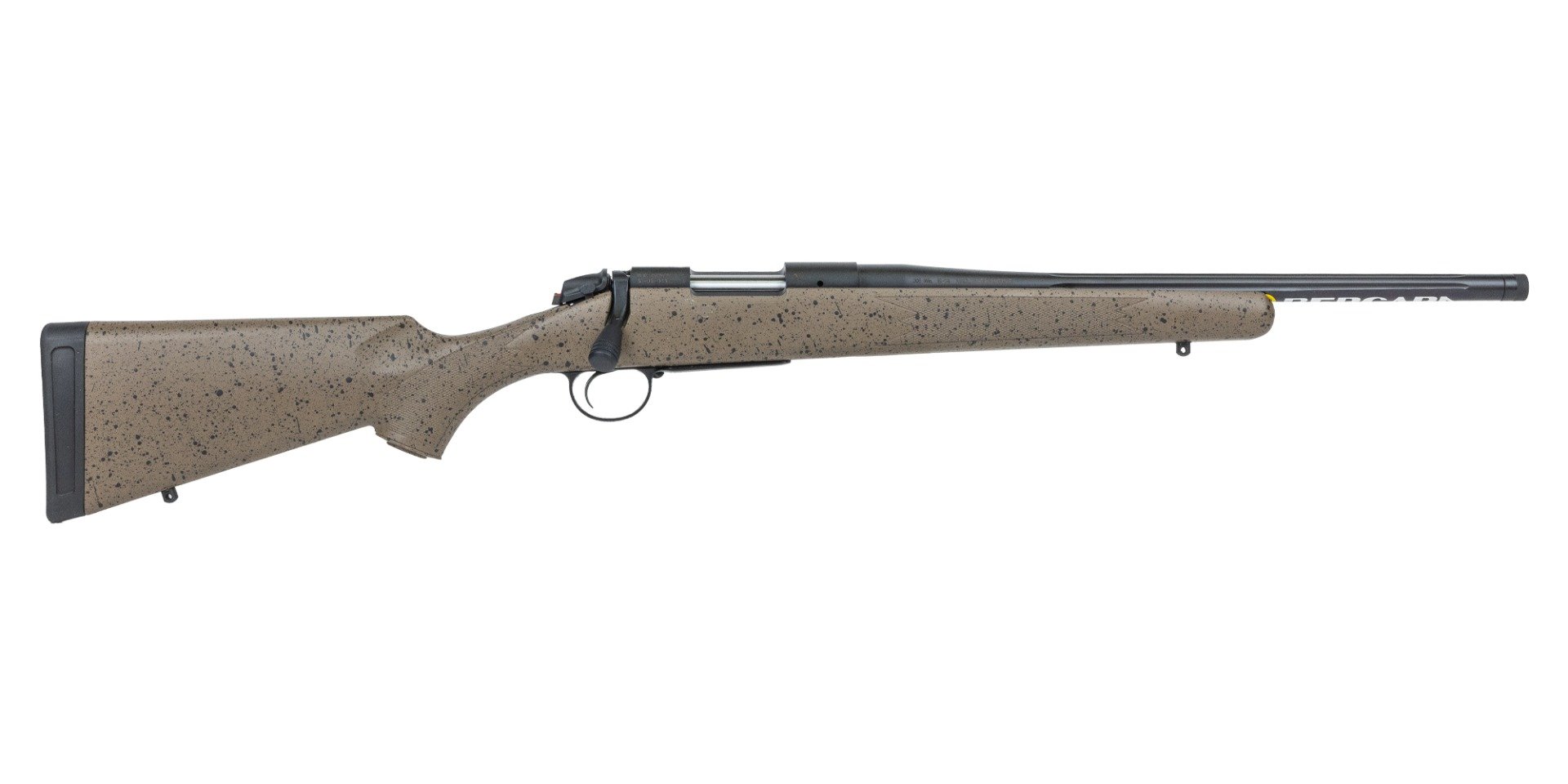 Bergara B-14 Hunter .308 Win 18" 4rd Rifle, Black/Tan - B14S101SI - Bergara