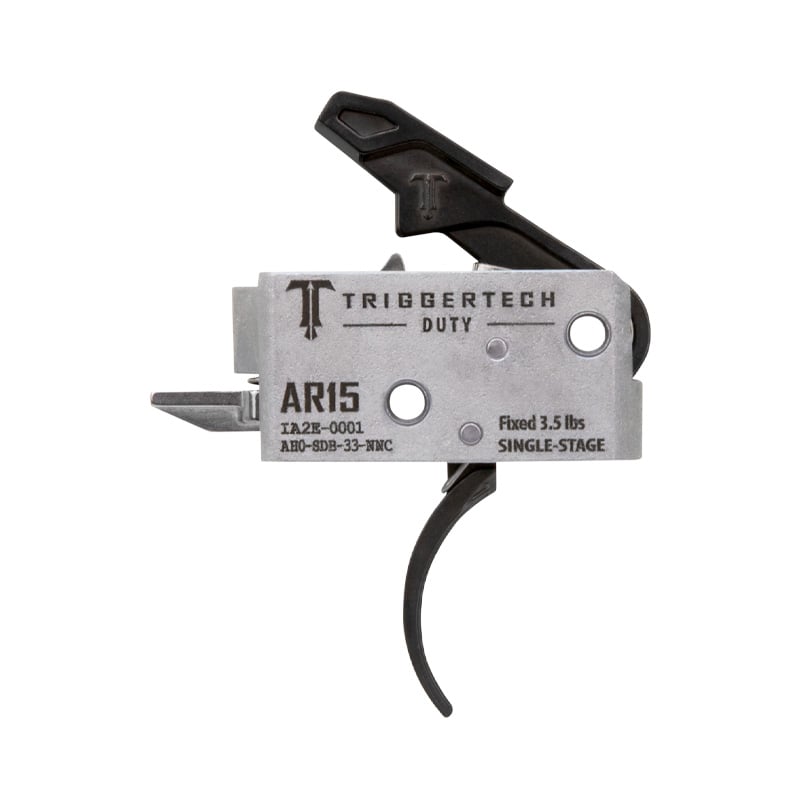 TriggerTech AR-15 Duty Curved Single-Stage 3.50 lbs Trigger - AH0-SDB-33-NNC - Trigger Tech