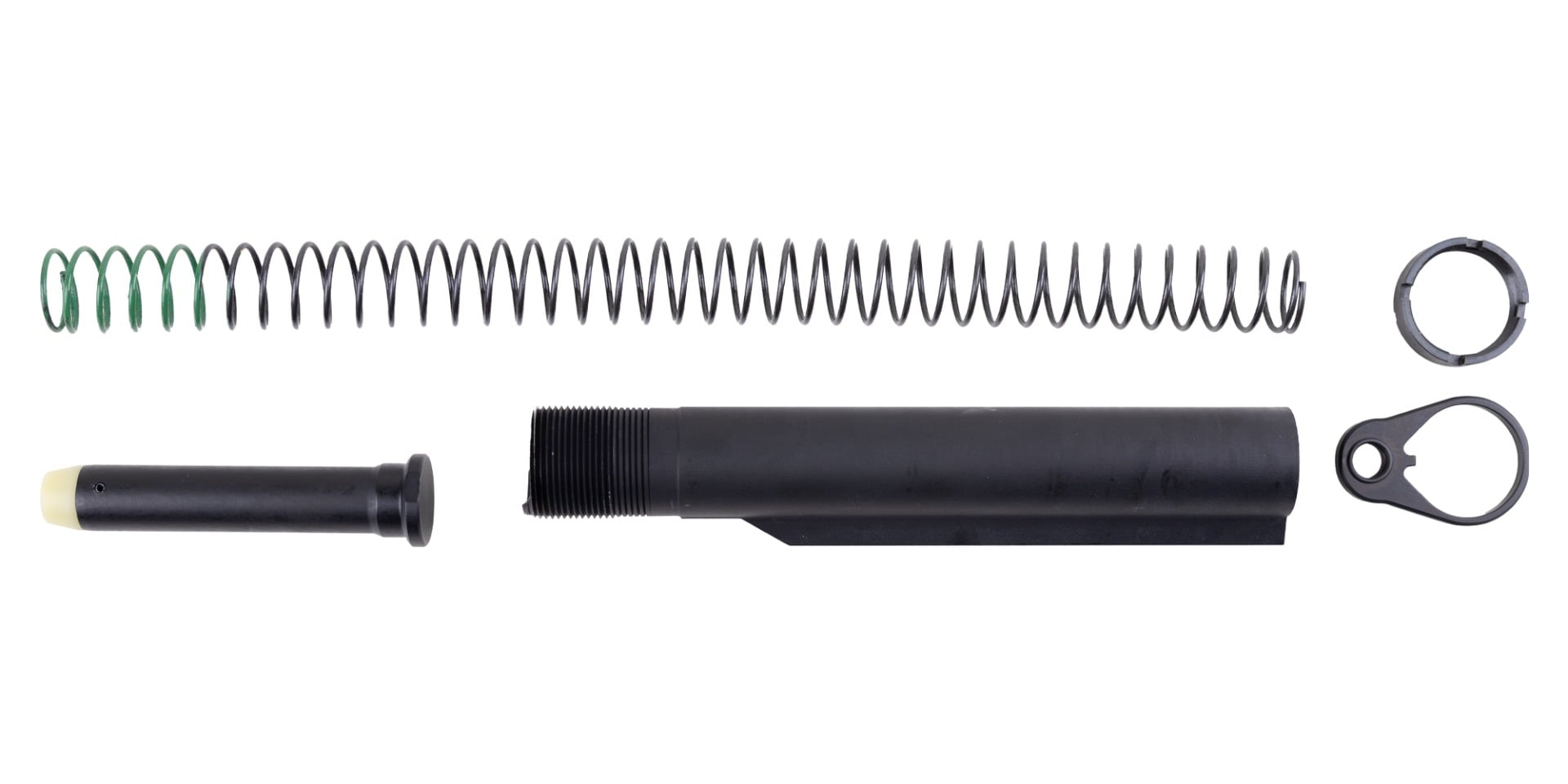 Sabre S5 9 Position Buffer Tube with Sprinco Green Spring and QD Latch Plate