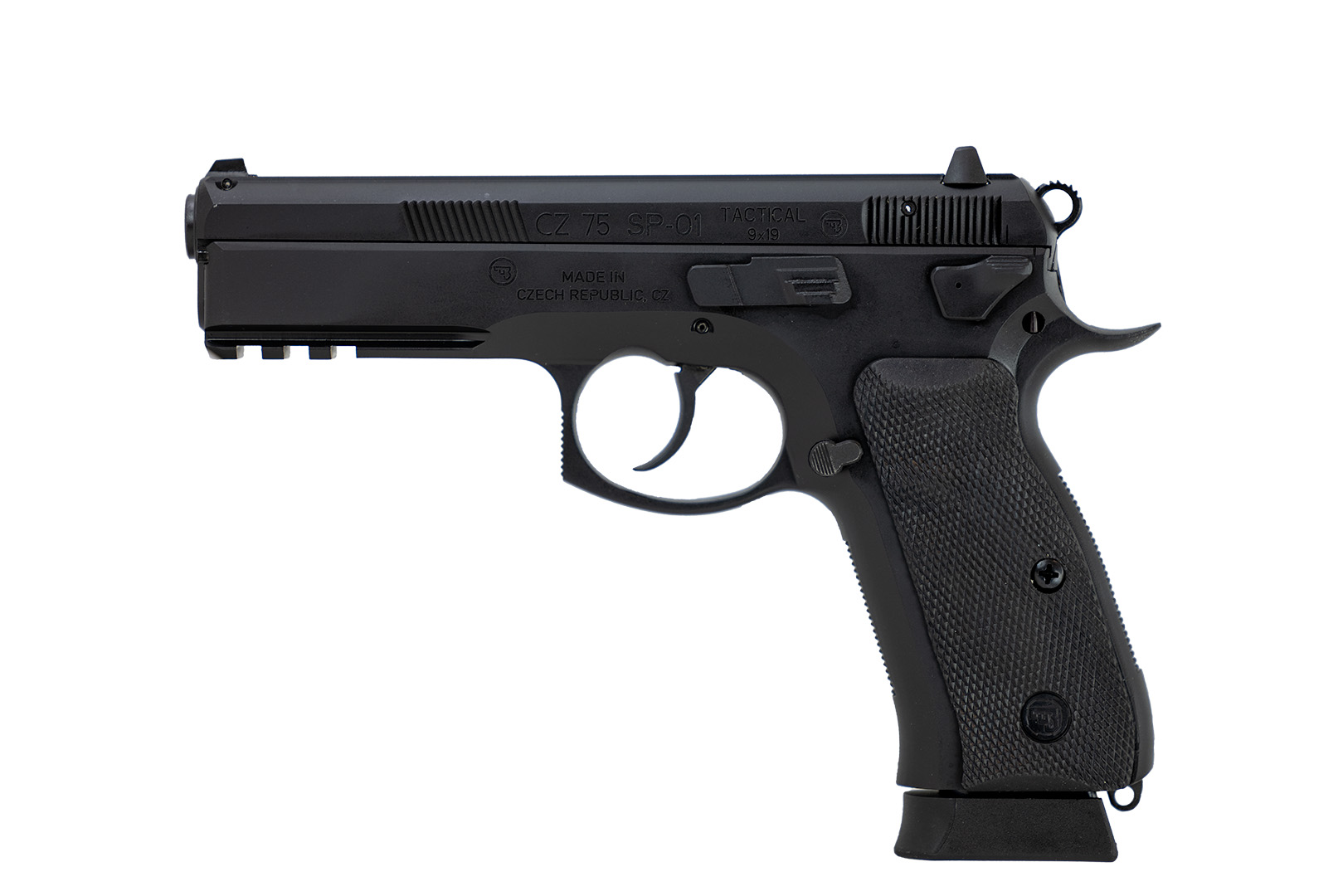 CZ 75 SP-01 Tactical 9mm 4.6" 19rd, Black - 89353