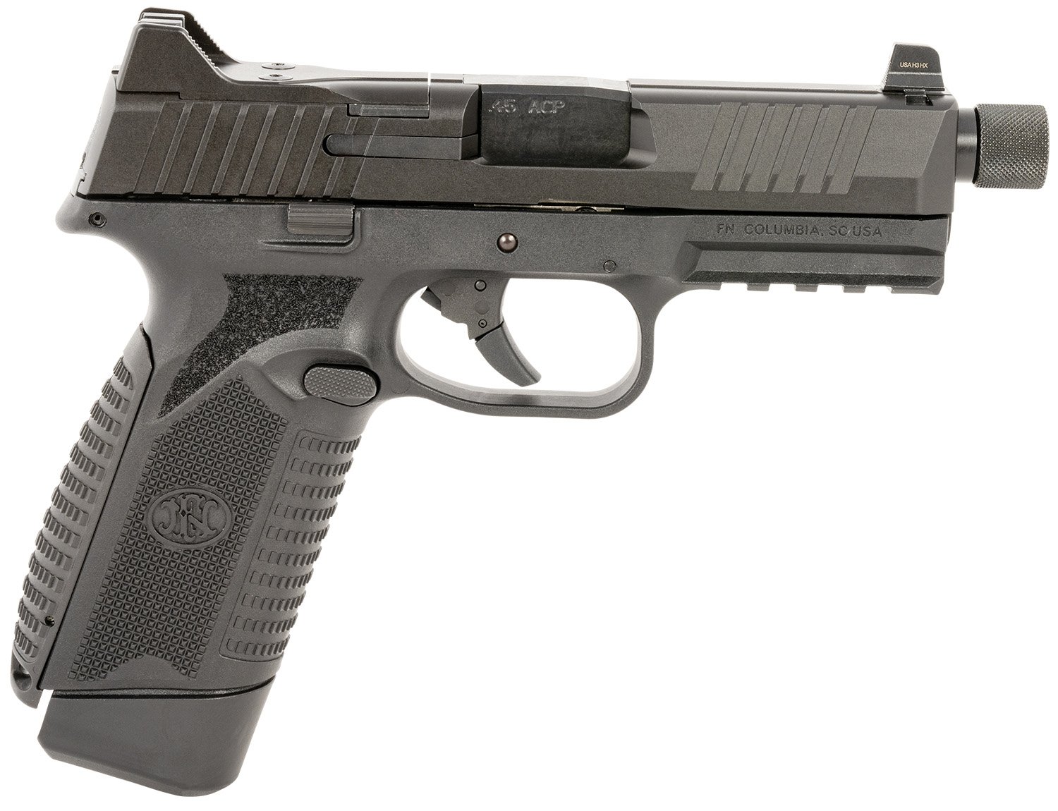 FN 545 Tactical 45ACP 4.7" 10rd, Black - 66-101385 - Fnh