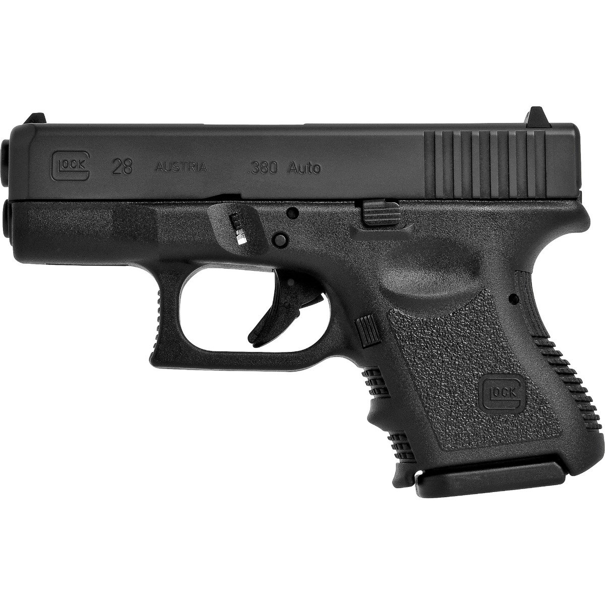 Glock G28 Gen3 .380 ACP 3.43" 10rd, Black - UI2850201 - Glock