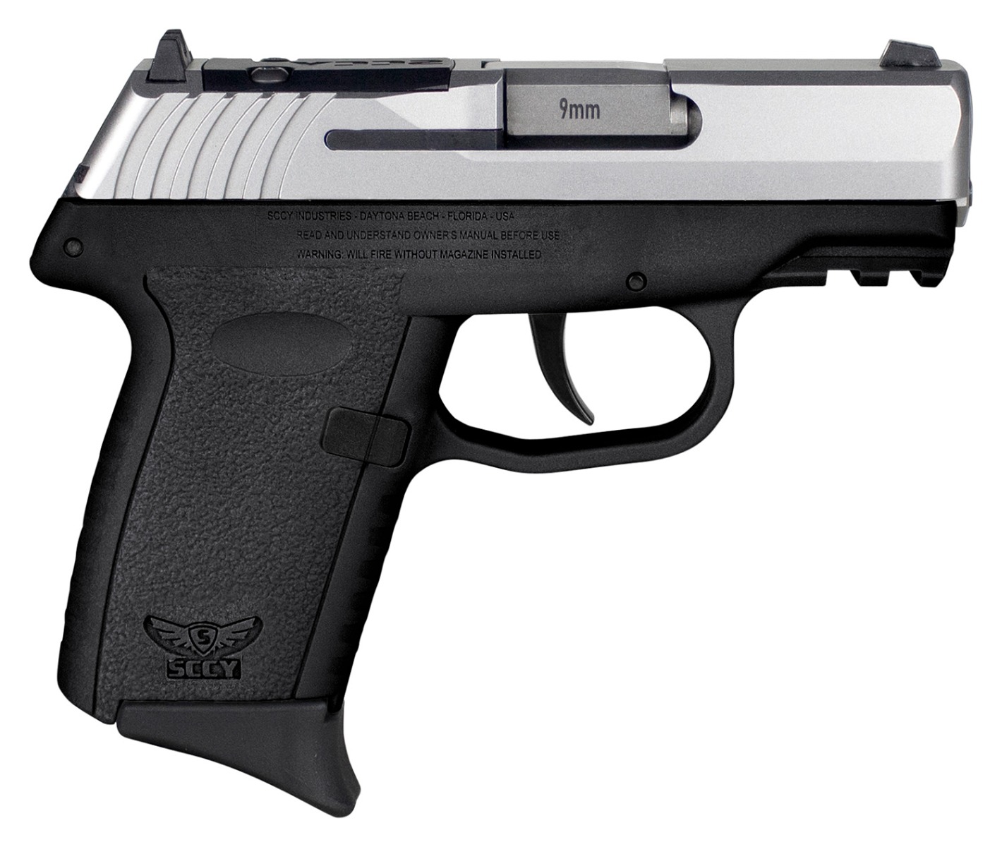 SCCY CPX-2 9mm 3.1" SS/BLK 10rd - CPX-2TTBKRDRG3 - Sccy