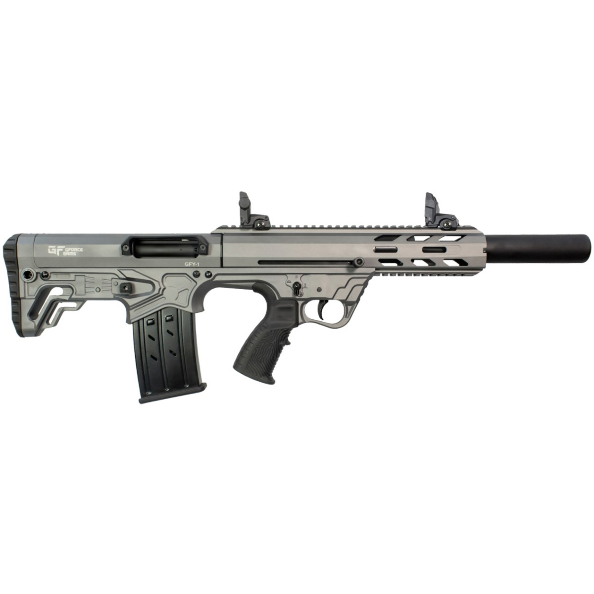 G-Force GFY-1 12 Gauge Bullpup 18.5" Semi-Auto 5rd, Tactical Grey - GFY11220-TG - G-Force