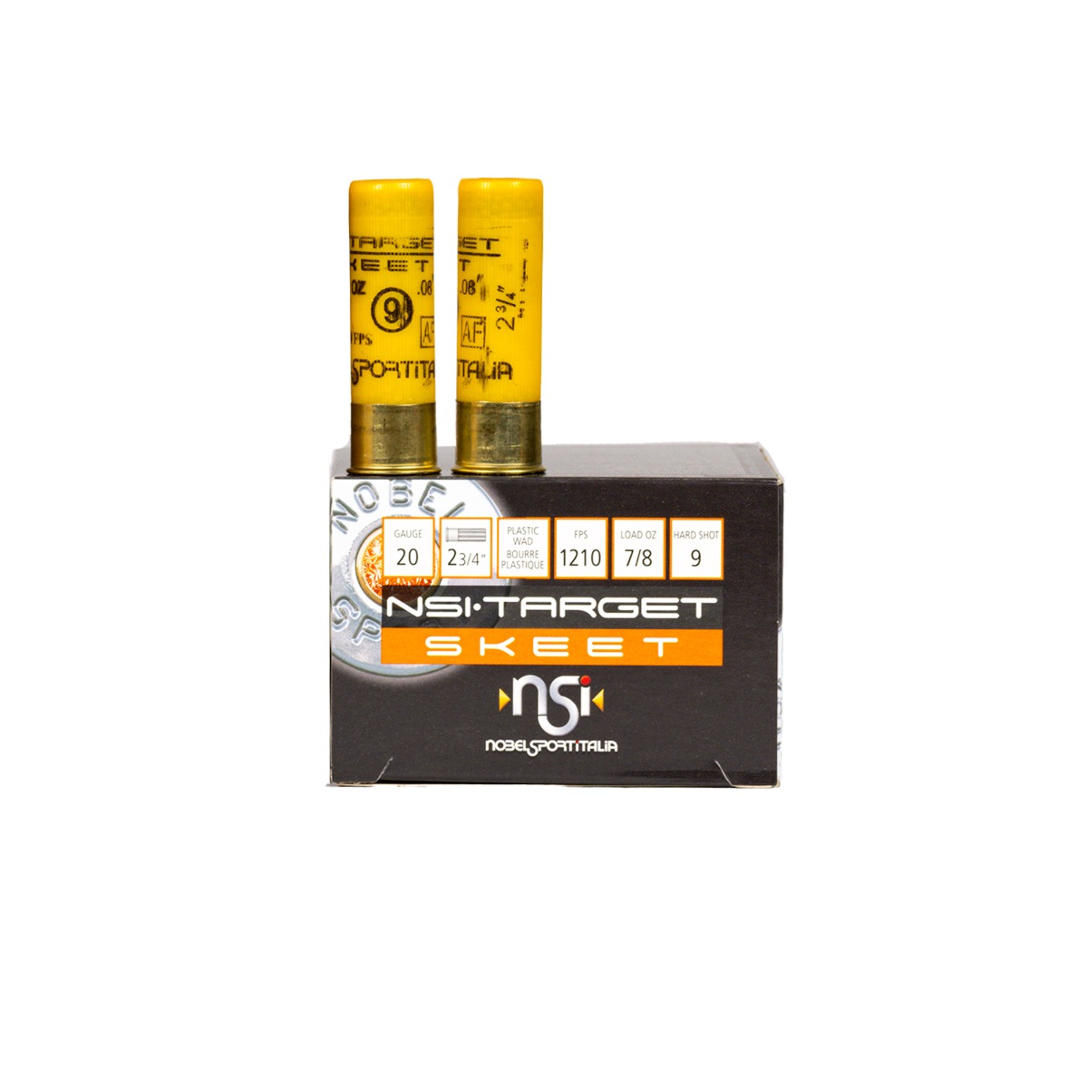 Nobel Sport 20 Gauge 2.75" #9 25rds - ANS209 - Nobel Sport