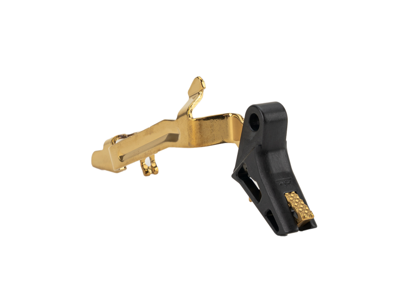 Zaffiri Precision Finger Blaster Gold Trigger, Glock Gen 1-4 - ZP.TRIG.BLK.G - Zaffiri Precision