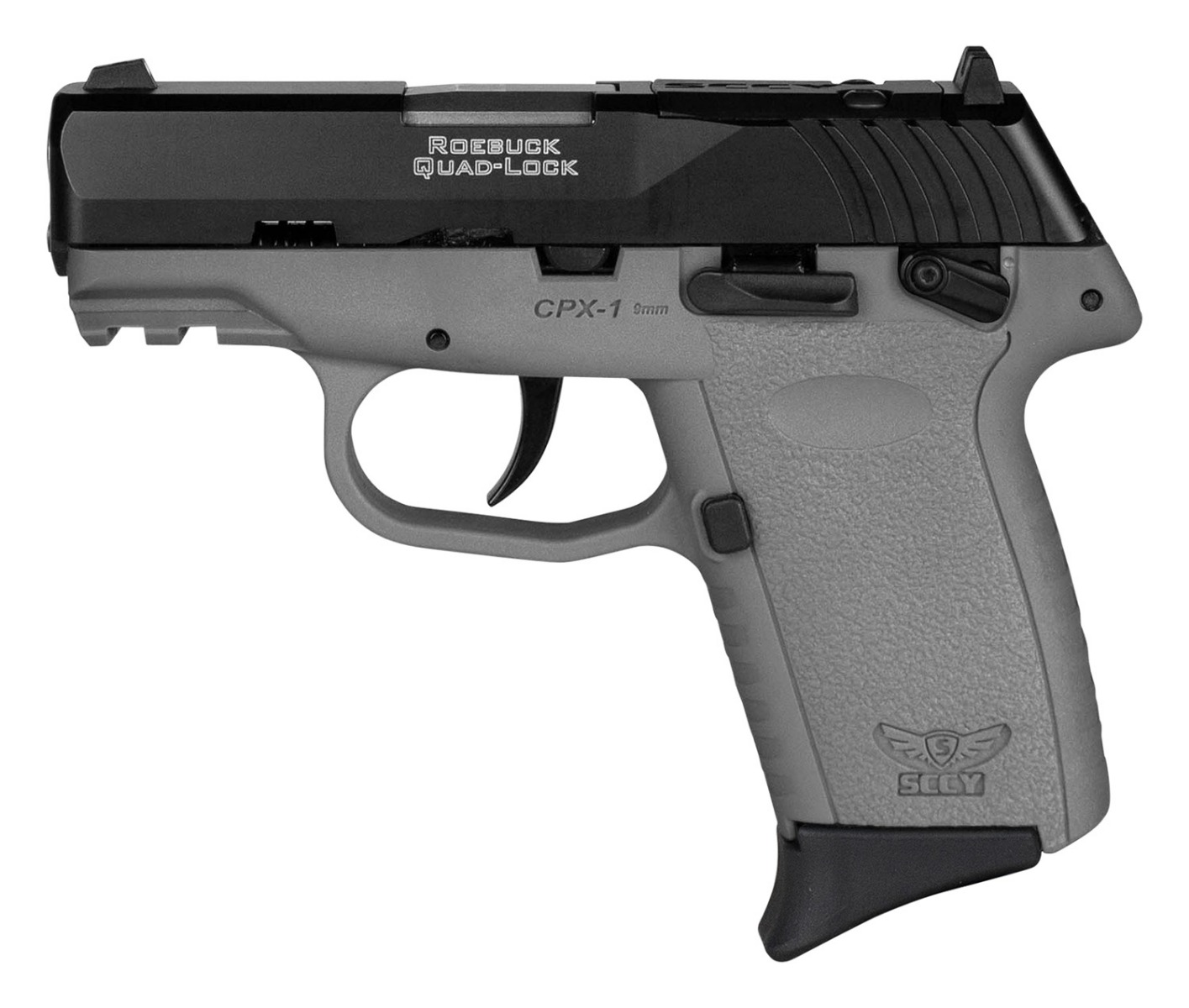 SCCY CPX-1 Gen 3 9mm 3.1" 10rd, Black/Grey - CPX-1CBSGRDRG3 - Sccy