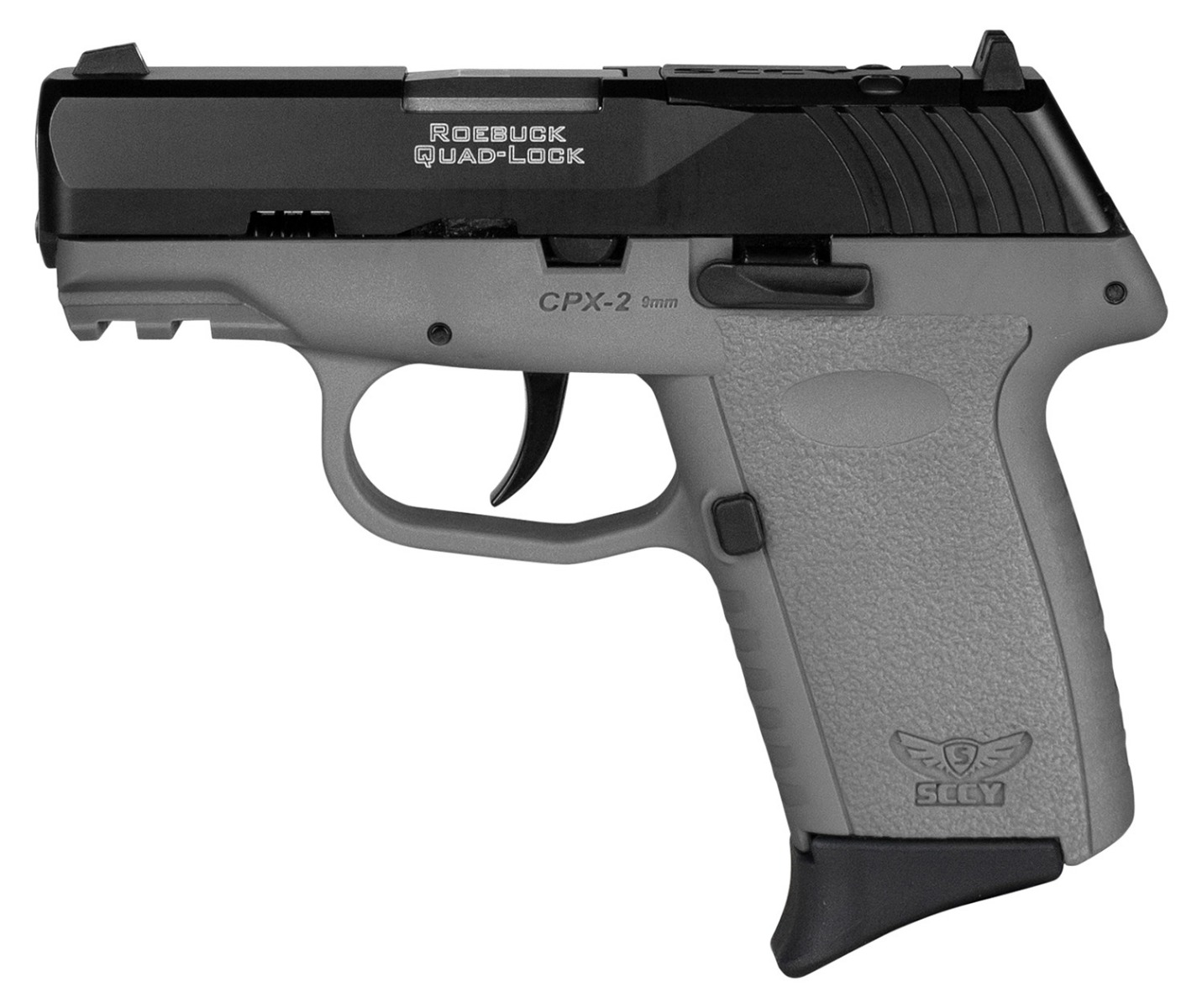 SCCY CPX-2 Gen 3 9mm 3.1" 10rd, Black/Grey - CPX-2CBSGRDRG3 - Sccy