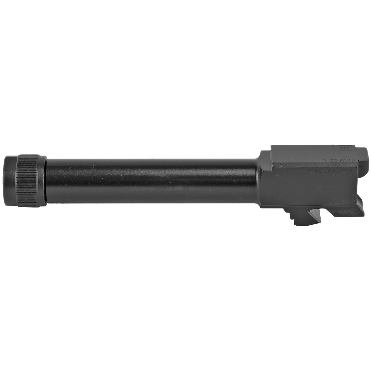 Glock Factory Threaded Barrel 9mm Black (Fits G19 Gen5, G19X, and G45) TB M1/2V28RH - 47698 - Glock