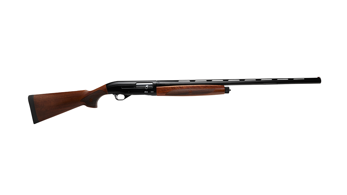 Stevens 560 Field 12 Gauge 26" 4rd Semi Auto Shotgun, Walnut/Black - 57966 - Savage Arms