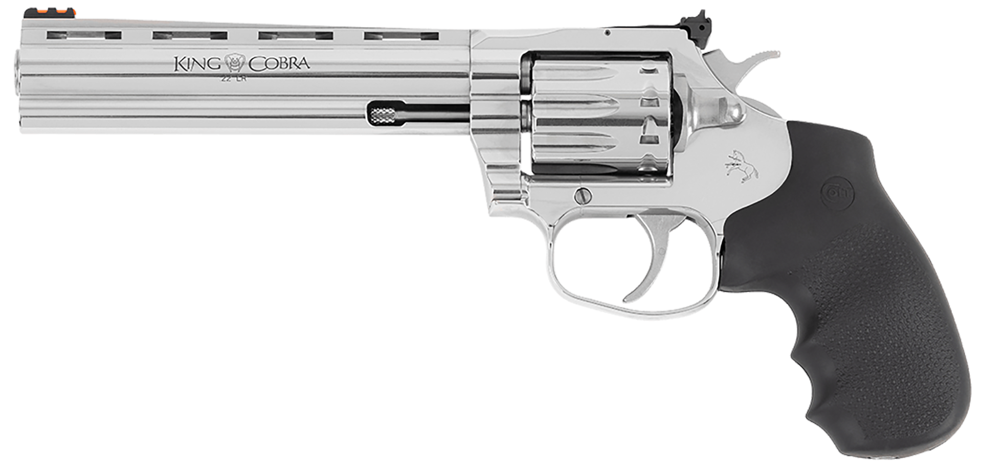 Colt King Cobra .22LR Revolver, 6" Barrel, Silver - KCOBRA22SP6RFO