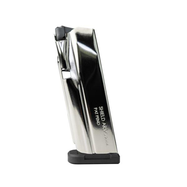 Shield Arms S15 9mm 15rd Magazine, Silver - SAS15ENSLR
