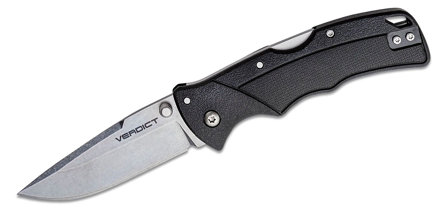 Cold Steel Verdict 3" Spear Point Blade Folding Knife - CSFLC3SPSS - Cold Steel