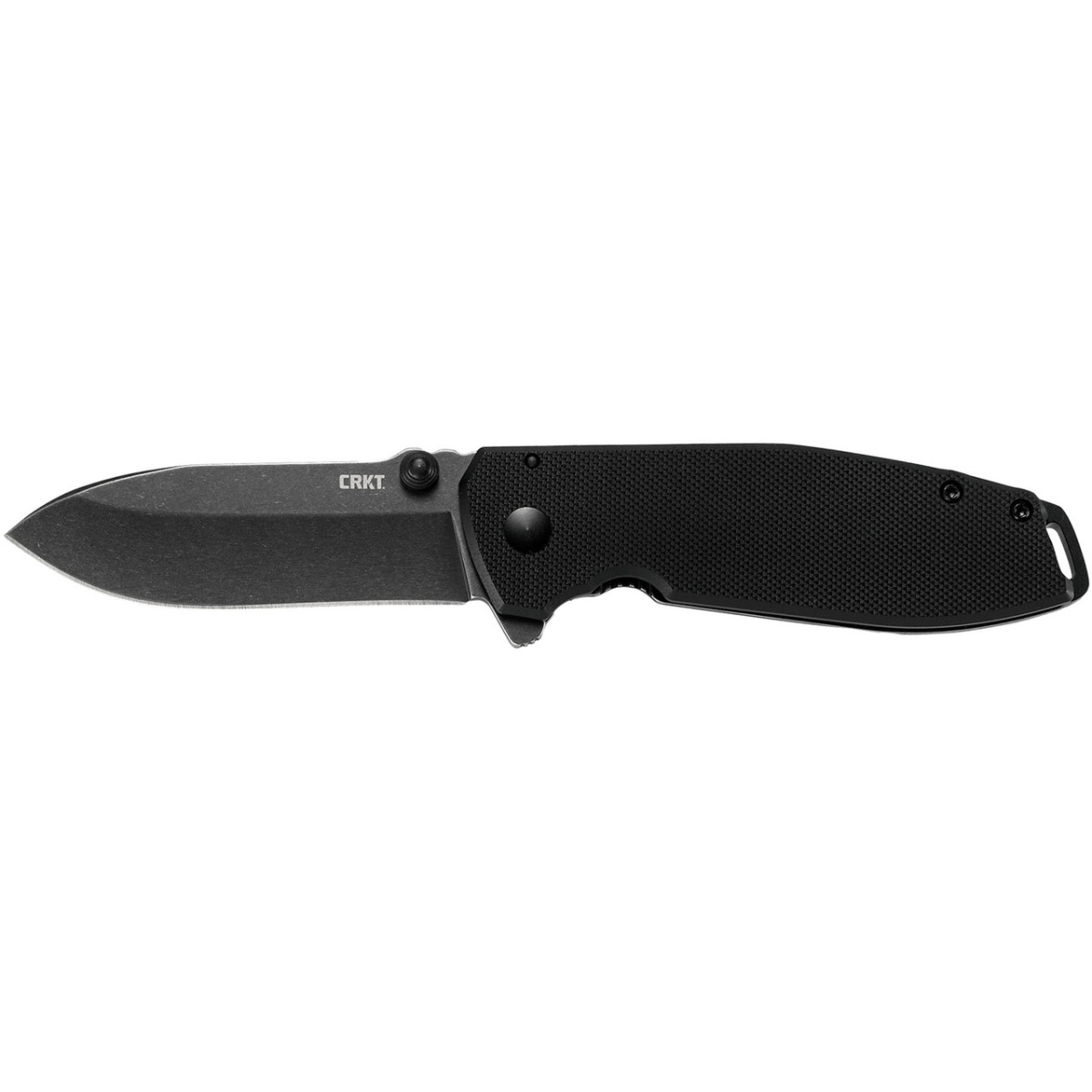 CRKT Squid XM Folding Knife/Assisted Black Plain 2.95" 2495K D2 - Crkt