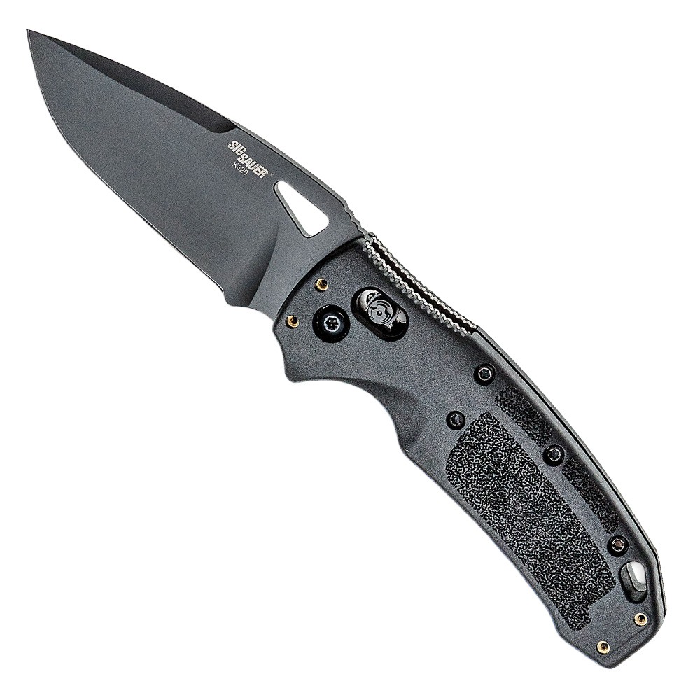 Sig K320 Nitron | ABLE Lock Folder | Drop Point Blade Black Finish | Polymer Frame | 3.5 inch | Black