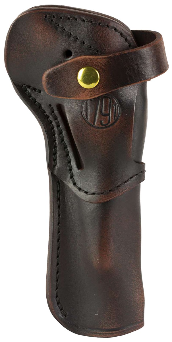 1791 Gunleather Single Action 6.5 OWB Ambidextrous Leather Holster, Vintage Brown - SARVH65VTGA - 1791 Gunleather