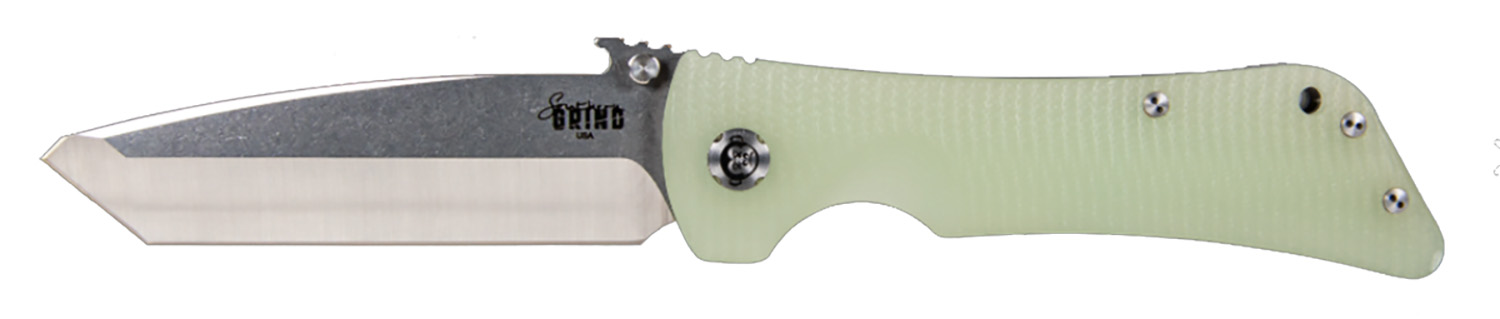 Zac Brown's Southern Grind Bad Monkey Folding Tanto Knife, Jade - SG02050009 - Zac Brown's Southern Grind