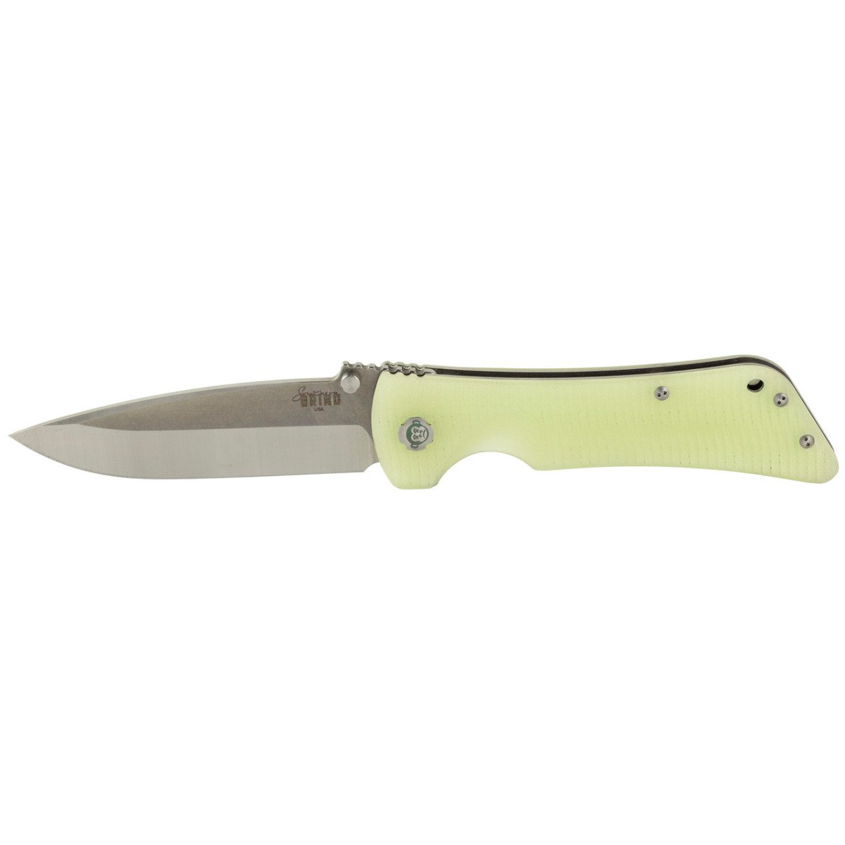 Zac Brown's Southern Grind Bad Monkey, Folding Knife, 4" Drop Point, Green - SG03030004 - Zac Brown's Southern Grind