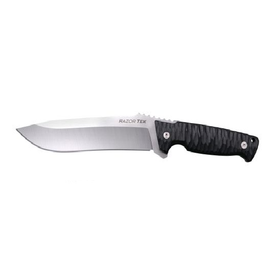 Cold Steel Razor Tek 5" Recurve Fixed Blade Knife, Black - CSFX5RZR - Cold Steel