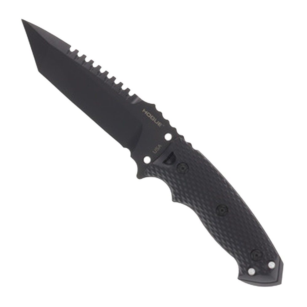 Hogue EX-F01 5.5" Fixed Blade Knife, Black - 35129