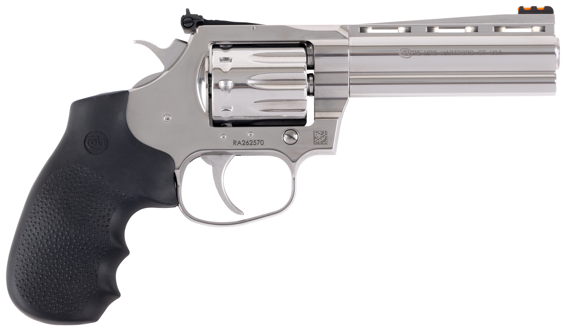 Colt King Cobra .22LR Revolver, 4.25" Barrel, Silver - KCOBRA22SP4RFO - Colt