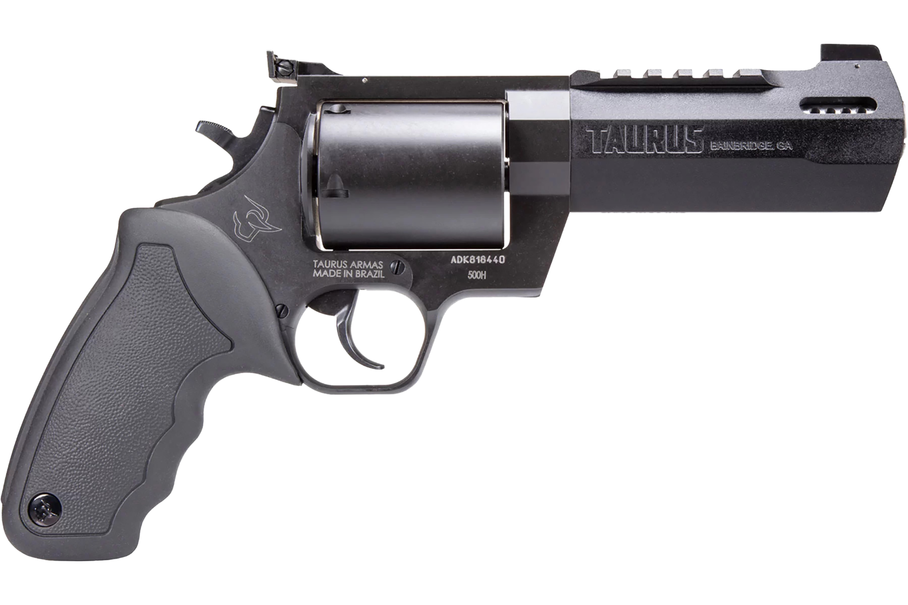 Taurus Raging Hunter .500 S&W Revolver, 5.12" Barrel, Black - 2500051RH - Taurus