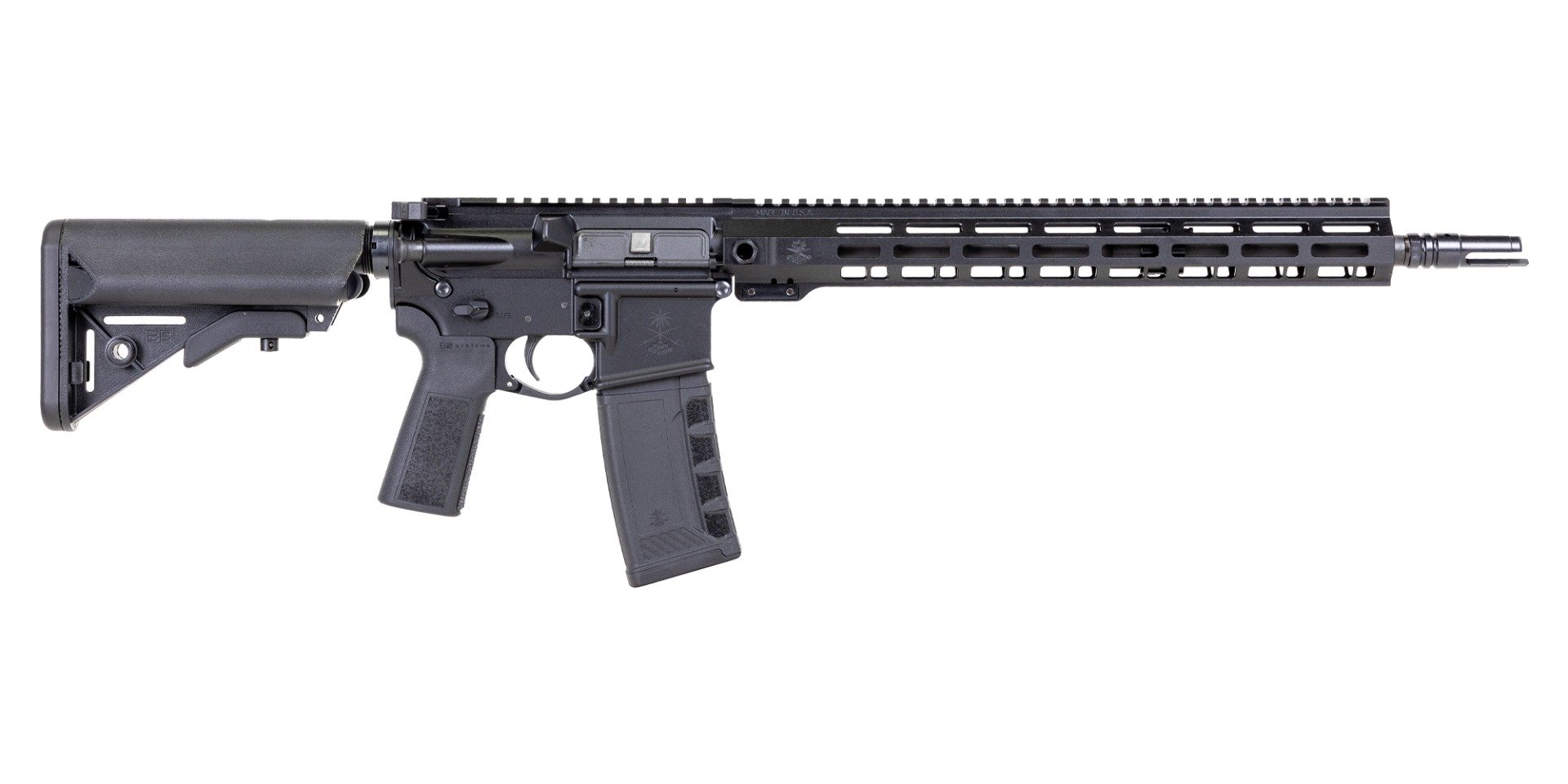 PSA "Sabre" Forged 16" FN CHF CL Mid-Length 5.56 15" Sabre QD Rail B5 Sop-Mod Rifle - Palmetto State Armory