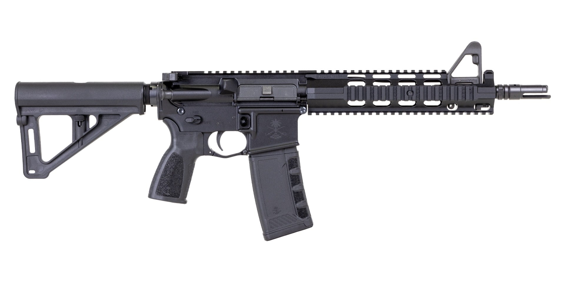 PSA "Sabre" Forged 10.5" 5.56 FN CHF CL FSB with 10" Two-Piece Quad Rail Pistol with Magpul BTR Brace - Palmetto State Armory