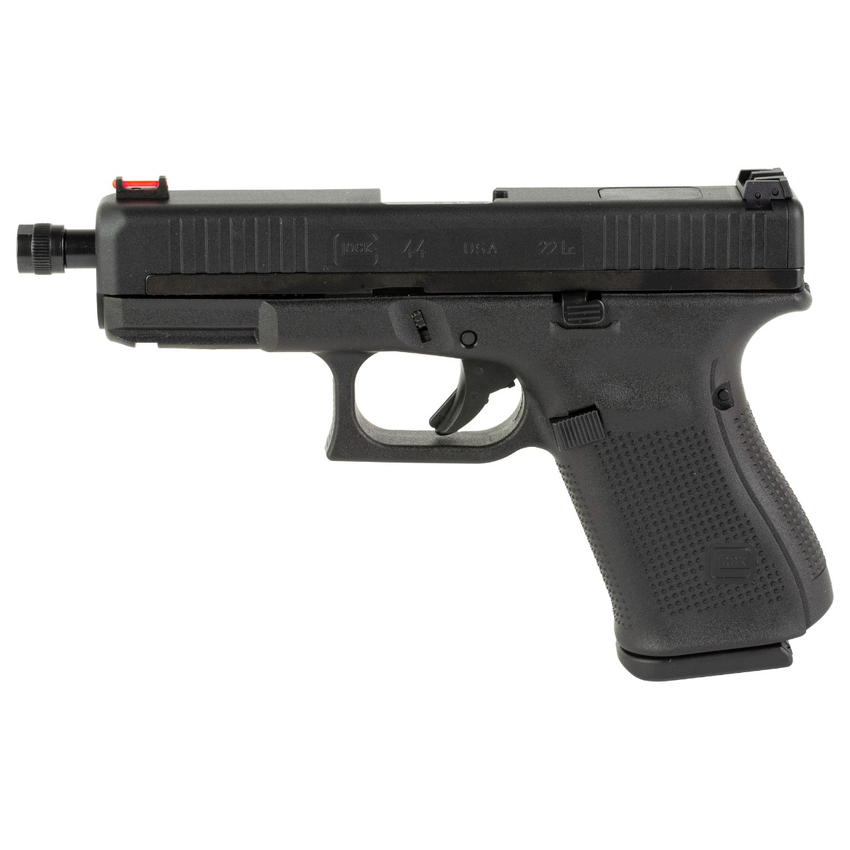 Glock 44 22LR 4.02" 10rd w/ Threaded Barrel, Black - UA445A501AO - Glock