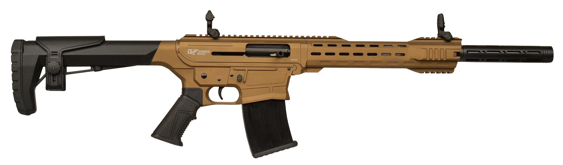 G-Force GF25 12 Gauge 20" 5rd Shotgun, Bronze - GF2512BRZ - G-Force