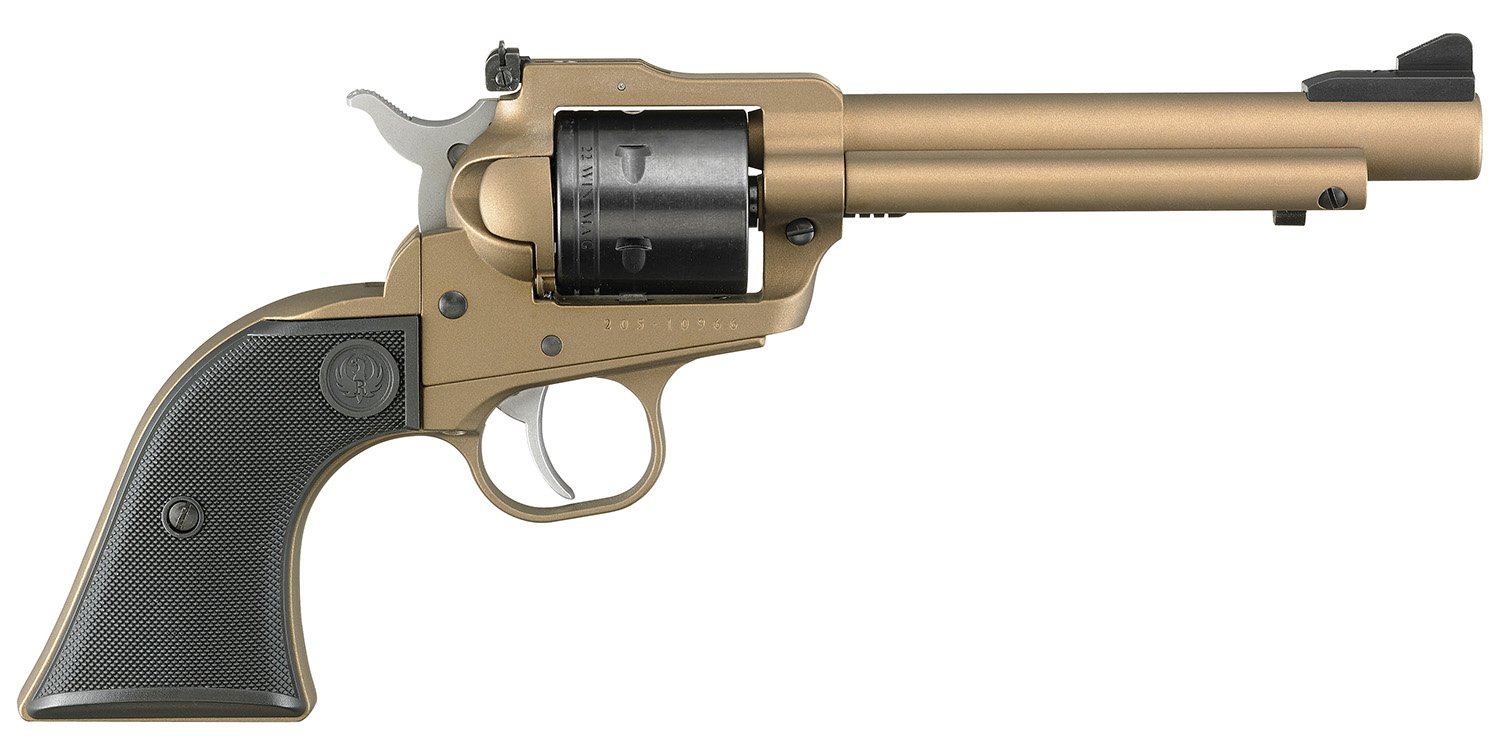 Ruger Super Wrangler 22LR/22WMR 5.5" 6rd Revolver, Bronze - 2034 - Ruger
