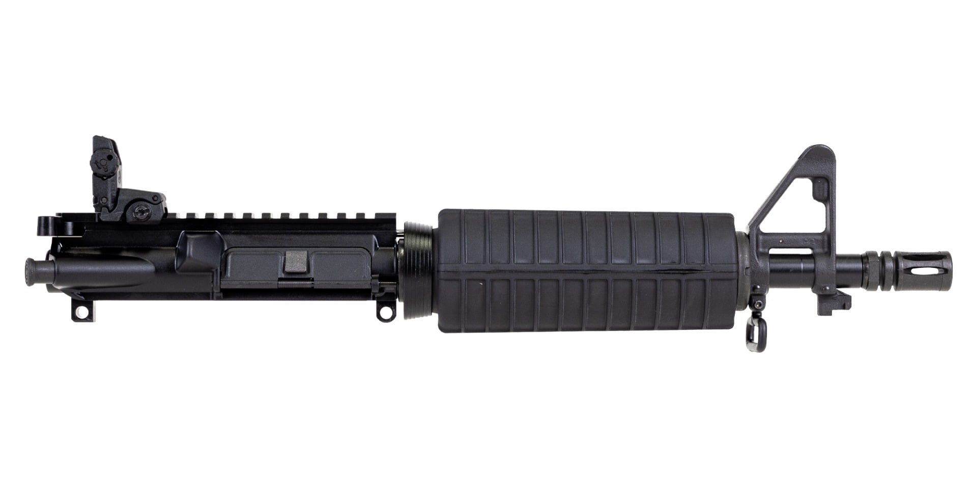 PSA 10.5" 5.56 NATO 1/7 Nitride Classic Upper w/BCG, CH, & Rear MBUS - Palmetto State Armory