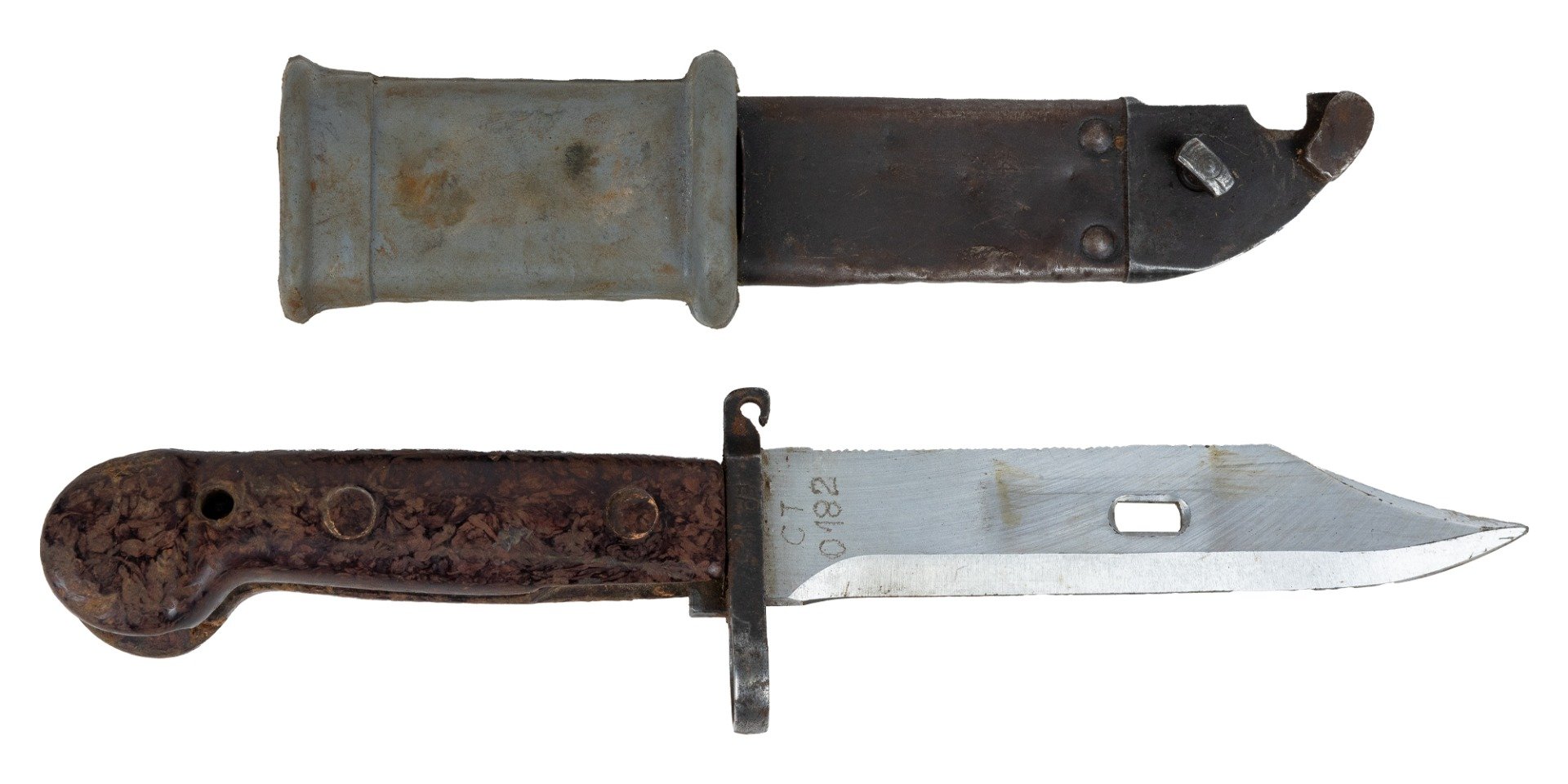 Surplus Romanian AK-47 Bayonet with Sheath - Palmetto State Armory
