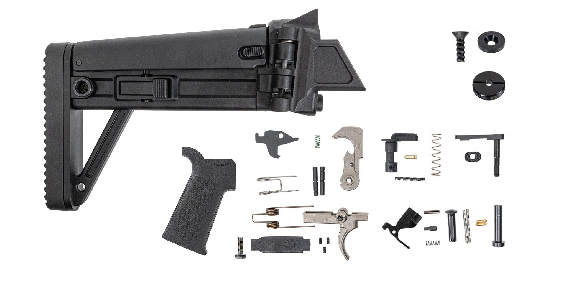 PSA JAKL Rifle Lower Build Kit MOE SL EPT B&T Stock, Black - Palmetto State Armory