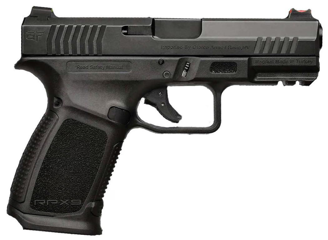 G-Force RPX9 Exodus 9mm 4.02" 15rd Pistol, Black - GFRPX9 - G-Force