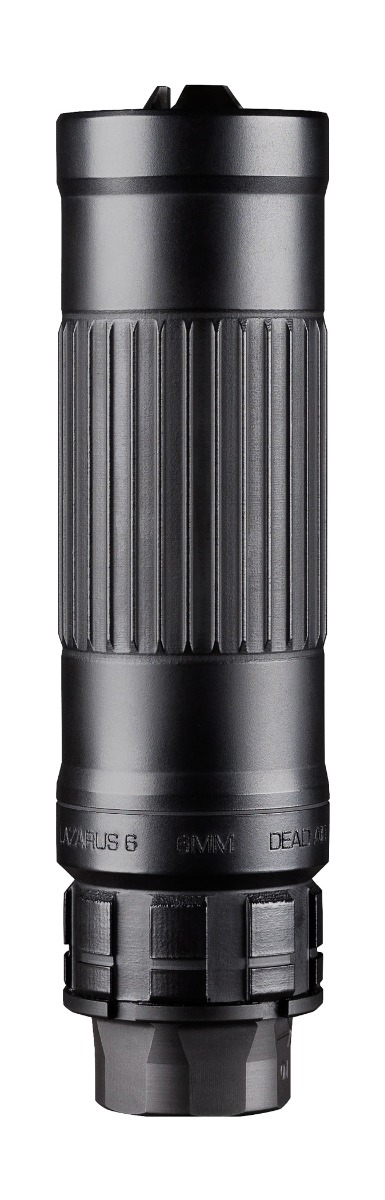 Dead Air Lazarus 6 Rifle Suppressor - Black - Dead Air